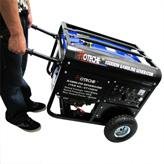 Generator Gas 10,000 16hp W-elec.start/wheelkit/hand Kit Battery 15h