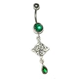 Celtic Knot Belly Button Ring