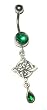 Celtic Knot Belly Button Ring 3/8"