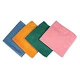 MIcrofiber Cleaning Cloth, Lint-free, 16'x16', Assorted Category: Cleaning Wipes