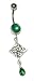 Jewelry : Celtic Knot Belly Button Ring 3/8"