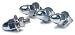 Roadpro Acorn License Plate Screws Chrome Finish 4-pack - Roadpro RP-5051