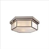Tools & Hardware : 515-PN - Hudson Valley Artesia 3-Light Flush Mount in Polished Nickel