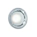 NuTone PB18LWHCL Wired Lighted Door Chime Push Button, Round, White Finish With Clear Bezel