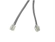 Cables To Go 09590 RJ11 Modular Telephone Cable, Silver (14 Feet/4.26 Meters )