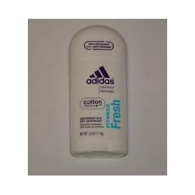 Adidas Cotton Tech Aluminum Free Deodorant, Fitness Fresh, 2.6 oz