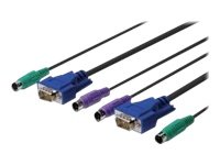 DIGITUS KVM Octopus Kabel K11 3,0m 2xPS2 Stecker 1xVGA Stecker auf 2xPS2 Stecker 1xVGA Ste Preisvergleich