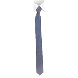 Mens Solid Steel Blue Skinny Narrow 2 Necktie Neck Tie