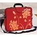 Laurex 15.4",15.6" & 16" Laptop/Notebook Sleeve Case Bag w/Handle & Shoulder Strap - Red Blossom