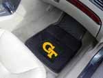 Georgia Tech Yellow Jackets 18 x 27 Heavy Duty 2-Piece Vinyl Car Mat Set