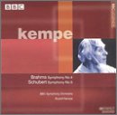 Brahms: Symphony in Em No4, Op98; Schubert: Symphony in Bf No5, D485