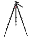 Manfrotto 728B Digi Compact Tripod with Integrated 3-Way Head and Carrying Bag (Black)