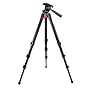 Manfrotto 728B Digi Compact Tripod with Integrated 3-Way Head and Carrying Bag (Black)