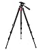 Manfrotto 728B Digi Compact Tripod with Integrated 3-Way Head and Carrying Bag (Black)