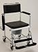 Drop Arm Shower Transport Chair Commode