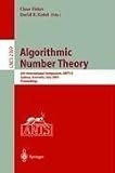 Algorithmic Number Theory: 5th International Symposium, ANTS-V, Sydney, Australia, July 7-12, 2002. Proceedings (Lecture Notes in Computer Science)