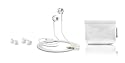 Sennheiser CX 300 II Precision In-Ear-Kopfh&ouml;rer (1,2 m Kabell&auml;nge, 3,5 mm Klinkenstecker, Tragetasche, Earadapterset S/M/L) wei&szlig;
