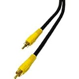 Cables to Go Hi-Resolution - Video cable - composite video - RCA (M) - RCA (M) - 74 ft - coaxial - black