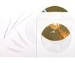 White CD/DVD Sleeves - 50 Pack