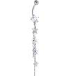Aurora Gem COSMIC STAR Dangle Belly Ring