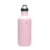 Klean Kanteen Stainless Steel Water Bottle with Poly Loop Cap (40-Ounce, Pink Renewal)