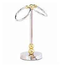 Allied Brass bl-53 Bolero And Globe Vanity Top - 2-Ring Guest Towel Holder (PB-Polished Brass)