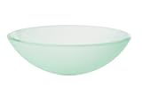 Decolav 1000T-WH Tempered Glass Vessel White