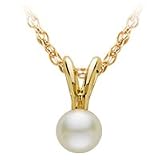 14kt. Gold, Children's Cultured Pearl Pendant