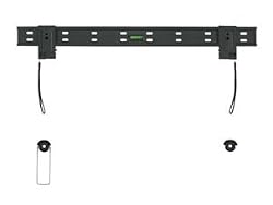 Slim Low Profile TV LCD HDTV LED Plasma WALL MOUNT (32 - 50 inch screen) up to 110lb BLACK (VESA up to 600x600) for Sony / Panasonic / Sharp / Toshiba / Samsung / Philips / LG / ViewSonic / JVC / Olevia / Audiovox / Haier / Hitachi / Vizio / Dell / Westinghouse / Akai / Dynex / Insignia TV Models
