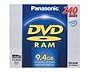 Panasonic LM-AD240U 9.4GB DVD-RAM Disc for Video Recording
