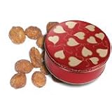 1 and 1/2 lb Honey Roasted Peanuts Tin - Sweet Hearts