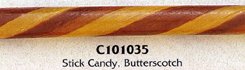 Old Fashioned Candy Sticks Butterscotch [80CT Box] by Gilliam