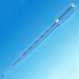 Transfer Pipet, 7.0mL, Large Bulb, Graduated to 3mL, 155mm, STERILE, 10/Bag, 40 Bags/Unit