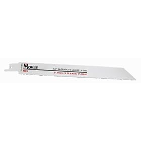 MK Morse RB818T05 Bi-metal Reciprocating Saw Blade 8-Inch X 3 4-Inch X .035-Inch TPI 18 Metal - 5... by MK Morse