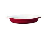 Emile Henry 16-Inch Oval Au Gratin, Cerise Red