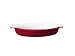 Emile Henry 16-Inch Oval Au Gratin, Cerise Red