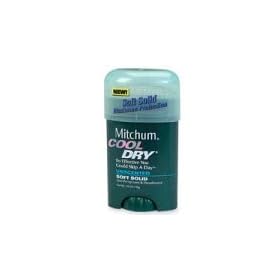 Mitchum Cool Dry Soft Solid Anti-Perspirant & Deodorant, Unscented - 1.6 oz