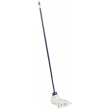 Rubbermaid Commercial FGGO4204 Cotton Mop and Handle Combination, 8 oz, 46" Length, White