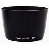 JJC replacement ET-60 Lens Hood for CANON EF 75-300mm f/4-5.6 II, EF 75-300mm f/4-5.6 II USM, EF 75-300mm f/4-5.6 III, EF 75-300mm f/4-5.6 III USM, EF 90-300mm f/4.5-5.6, EF 90-300mm f/4.5-5.6 USM, EF-S 55-250mm f/4-5.6 IS