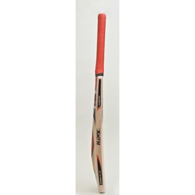 Hawk Runmaker Kashmir Willow Cricket  Bat (Short Handle, 1100-1125 g) 