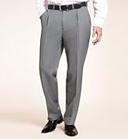 Big & Tall Active Waistband Crease Resistant Single Pleat Straight Fit Trousers