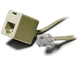 Recoton T29 Modular Extension Cord, 4 Conductor, Ivory (25 feet)