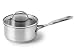 Kitchen & Housewares : Calphalon Simply Calphalon Stainless-Steel 1-Quart Saucepan with Glass Lid