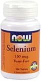 Selenium Yeast Free 100 Tabs 100 mcg - NOW Foods