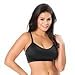 Oh Baby By Motherhood Racerback Nursing Sports Bra (Medium, Black)
