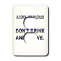 Funny Quotes And Sayings - ALCOHOL AND CALCULUS DONT MIX DONT DRINK AND DERIVE - Light Switch Covers - 2 plug outlet cover