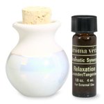 Aroma Vera Aromatic Pottery with Pure and Natural Essential Oils, Lavender & Tangerine... by Aroma Vera