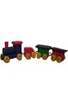 Review Teddy Delivery  / Let a Teddy Messenger Deliver Your thoughts Holding This Miniature Wooden Train (Approx 7cm) - Teddy Delivery / Dolls House Accessory