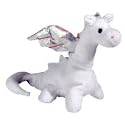 TY Beanie Baby - MAGIC the White Dragon (4th Gen hang tag)