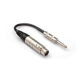 Impedance Transformer 6" Xlr3F To 1/4" Ts With White Earbud Headphones